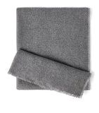 Brunello Cucinelli cashmere fringe-trim scarf 48cm x 170cm (British brand)