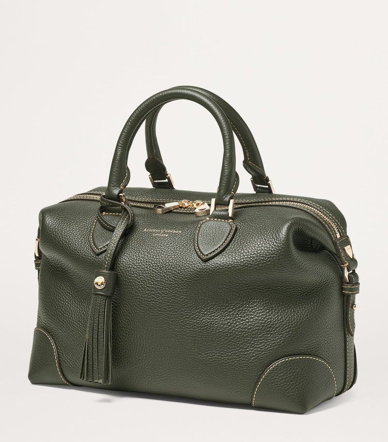 Aspinal Of London leather midi Hudson bowling bag, UK version