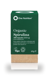 Holland & Barrett One Nutrition Organic Spirulina 500mg 100 Vegecaps- Buy online at McGrocer