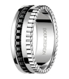 Boucheron small white gold Quatre black ring - British product