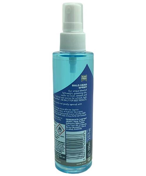 Bump Free Bald Head Spray for scalp grooming - British product