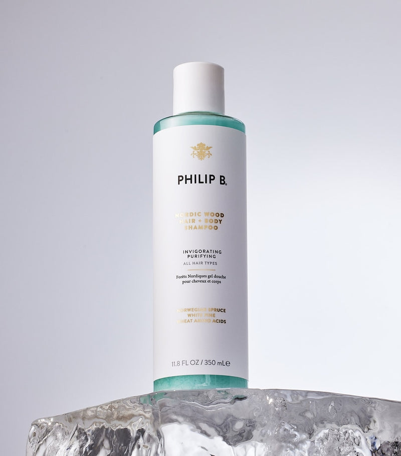 Philip B Nordic Wood hair and body shampoo 947ml, imported from the UK