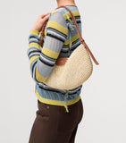 LOEWE medium raffia swing shoulder bag, UK version