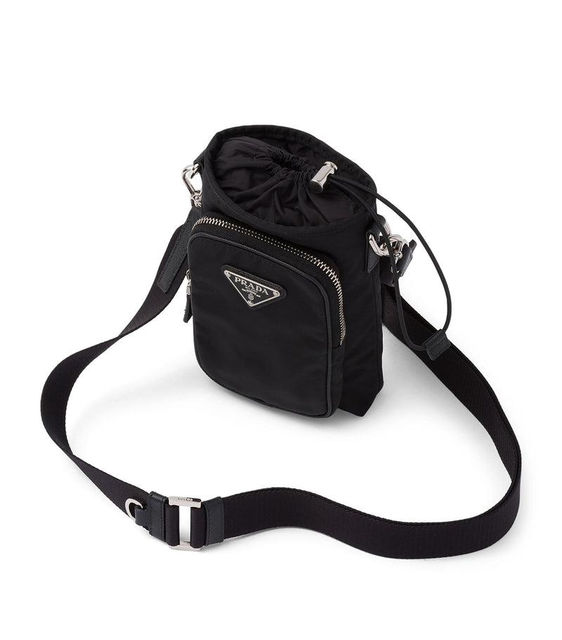 Prada Re-Nylon cross-body phone case, imported from the UK