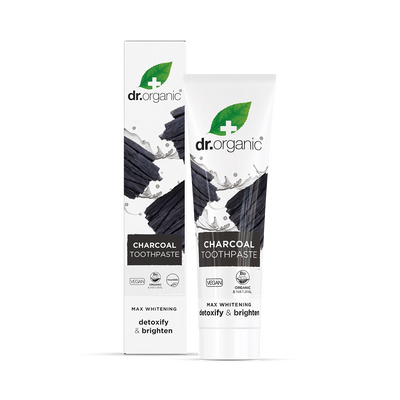 Dr Organic Zahnpasta mit Aktivkohle, Aktivkohle 100ml