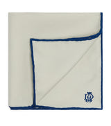 Harrods Dunhill Mulberry Silk Cypher Logo Pocket Square- Buy online at McGrocer