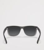 Ray-Ban Justin classic square sunglasses mirrored lenses, UK version