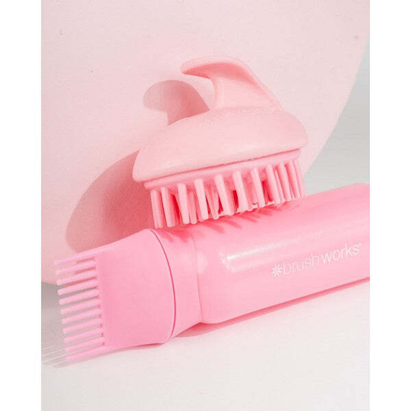 Brushworks Healthy Hair Oil Set with applicator and brush, UK version