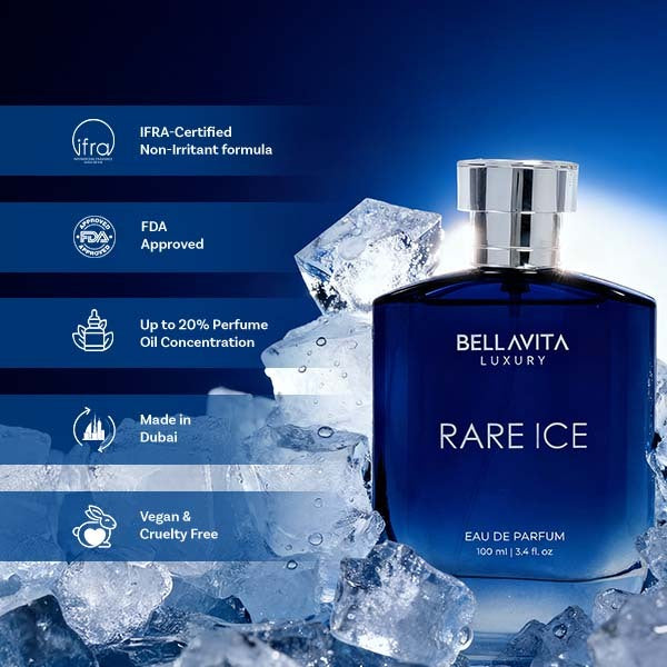Bellavita Rare Ice French Eau de Parfum 100ml, imported from the UK