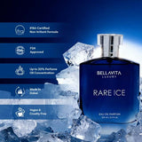 Bellavita Rare Ice French Eau de Parfum 100ml, imported from the UK
