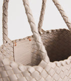 Dragon Diffusion small leather woven Santa Croce tote bag - British product