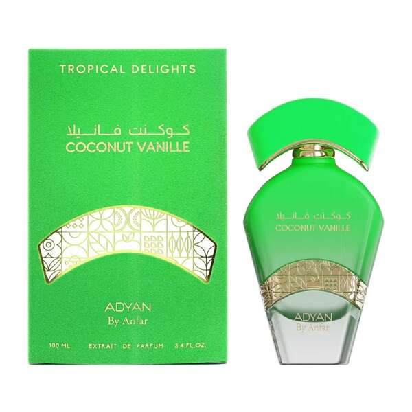 Adyan Coconut Vanille extrait 100ml, imported from the UK