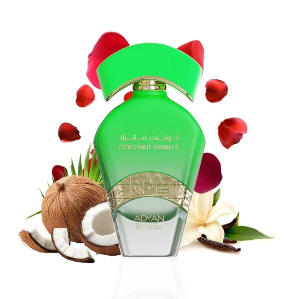 Adyan Coconut Vanille extrait 100ml, imported from the UK