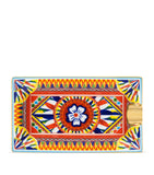 Dolce&Gabbana Casa Carretto ornate ashtray with gold brushstrokes - British product