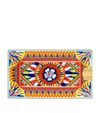Dolce&Gabbana Casa Carretto ornate ashtray with gold brushstrokes - British product