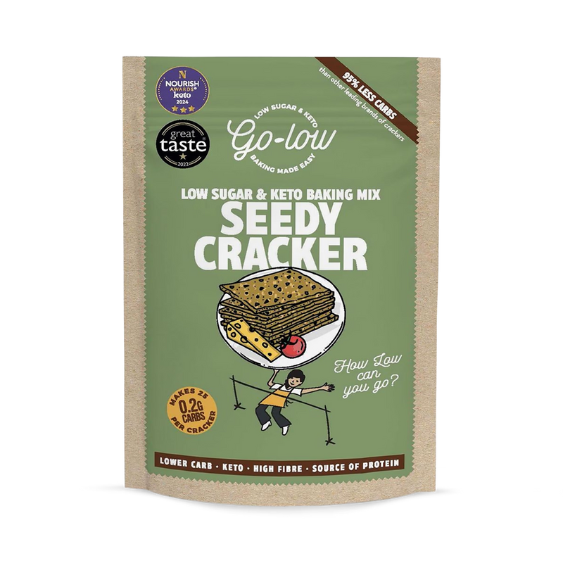 Go Low seedy cracker mix 169g, imported from the UK