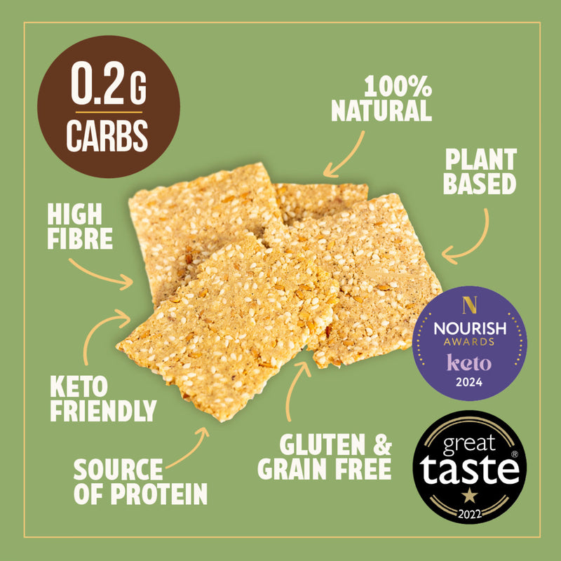 Go Low seedy cracker mix 169g, imported from the UK