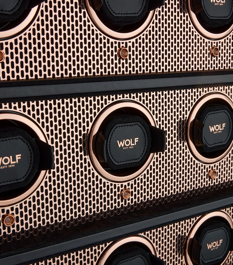 WOLF Axis watch winder cabinet 12-Piece, UK version
