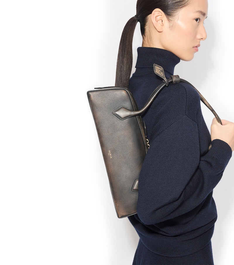 Alaïa Le Teckel medium shoulder bag in calfskin, imported from the UK