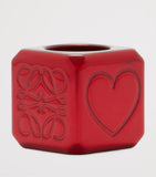 LOEWE Heart Dice Bag Charm brass accessory, imported from the UK
