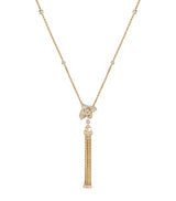 Harrods Chaumet Yellow Gold and Diamond Bee de Chaumet Pompon Pendant Necklace- Buy online at McGrocer