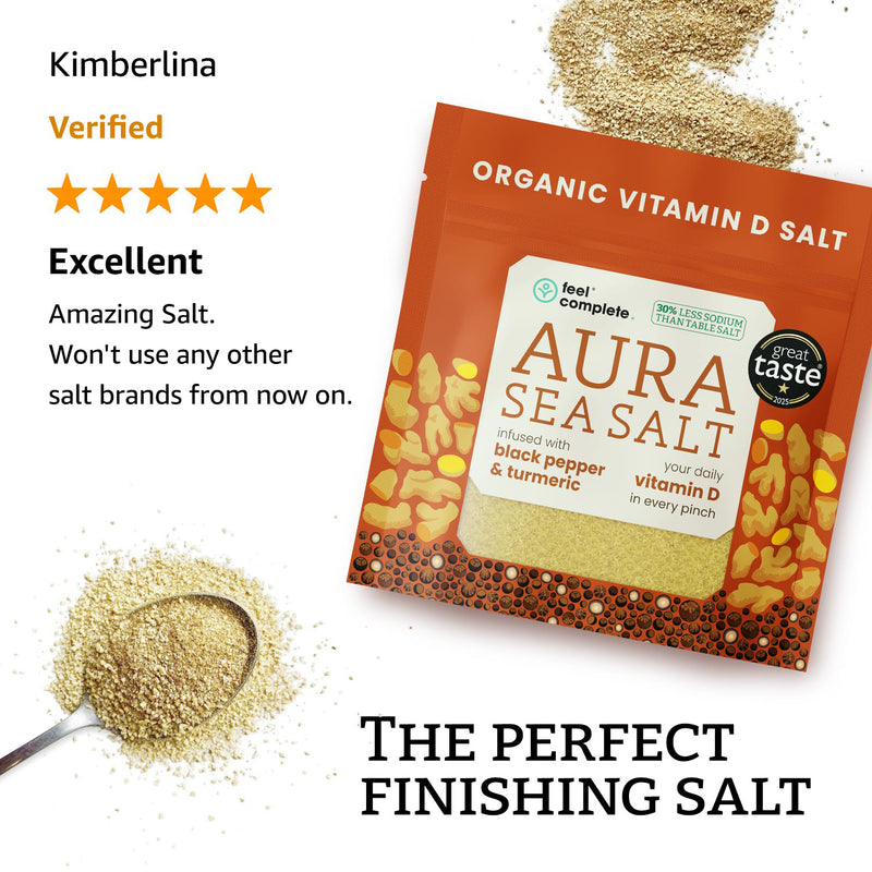 Feel Complete Aura Sea Salt organic blend 80g (British brand)