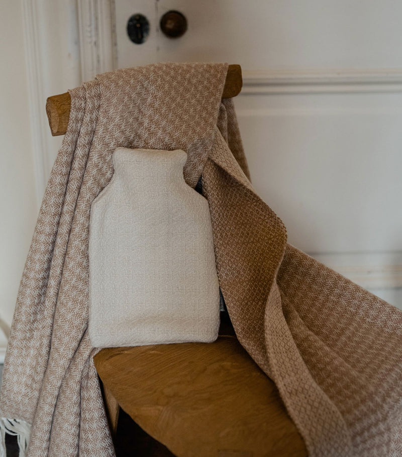 Araminta Campbell Alpaca-Blend Hot Water Bottle Small - British product