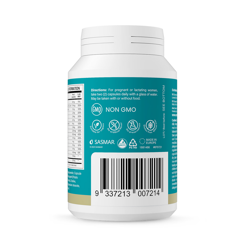 Conceive Plus prenatal supplement with DHA 60 capsules - British product