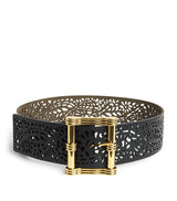 Harrods Etro Reversible Laser-Cut Leather Belt- Buy online at McGrocer
