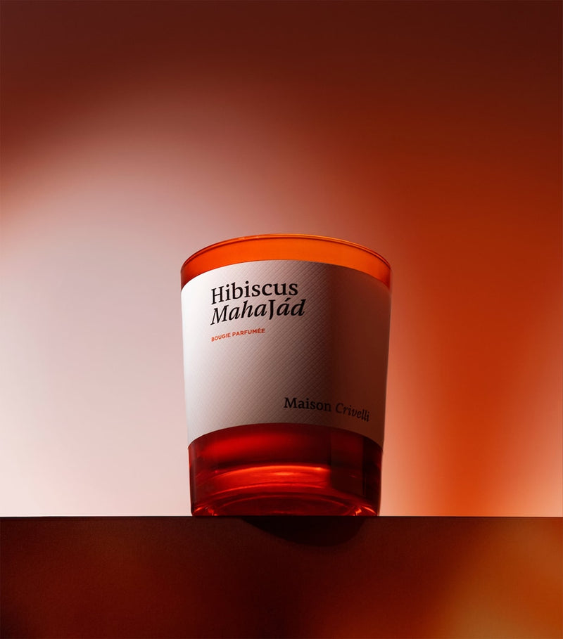 Maison Crivelli scented candle Hibiscus Mahajad 190g, imported from the UK
