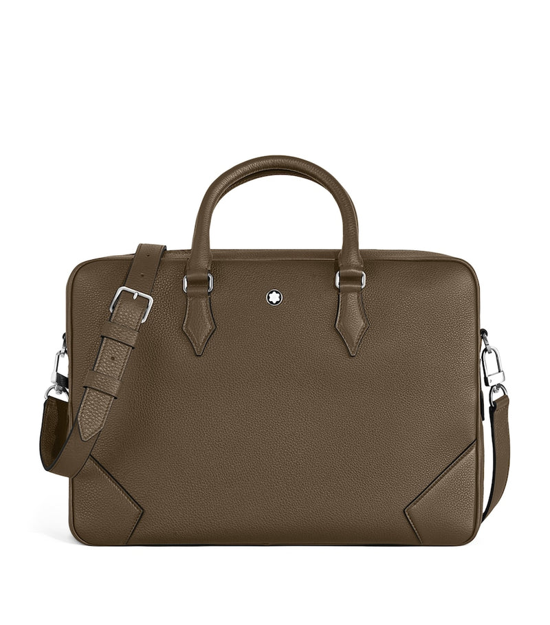 Montblanc medium grained leather document case - British product