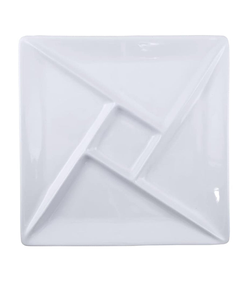 SWISSMAR ceramic square fondue plates 26.5cm (British brand)