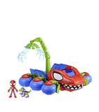 Spider-Themed Dino Vehicle Playset with 2 Figures, Ages 3+