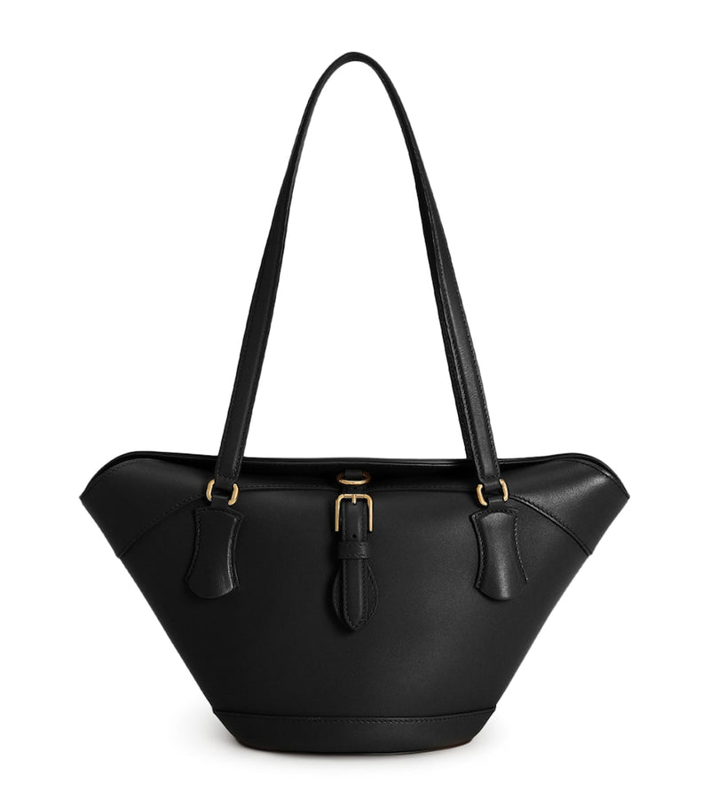 Dolce&Gabbana Capri leather shoulder bag with gold hardware (British brand)