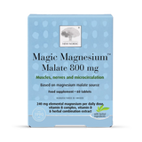 Nouveau complément de magnésium Nordic Magic (malate de magnésium) - 60 comprimés