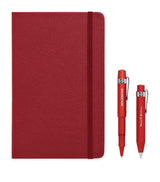 Harrods Stationery Set with Rollerball Pen, Mechanical Pencil and Leather Notebook- Buy online at McGrocer