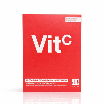 Superdrug Dr. Botanicals Vitamin C and Hyaluronic Acid Facial Mask Pack of 10- Buy online at McGrocer