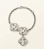 Givenchy deconstructed chain bracelet silver-tone - British product