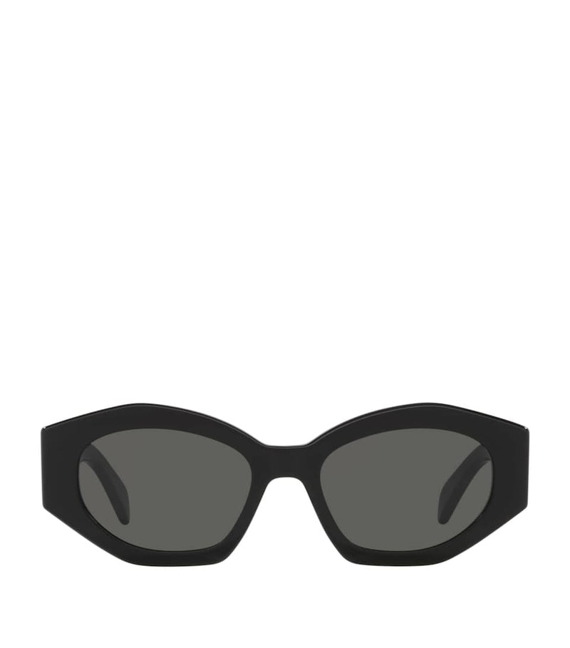 Timeless Gold-Tone Sunglasses with Recycled Acetate Frame