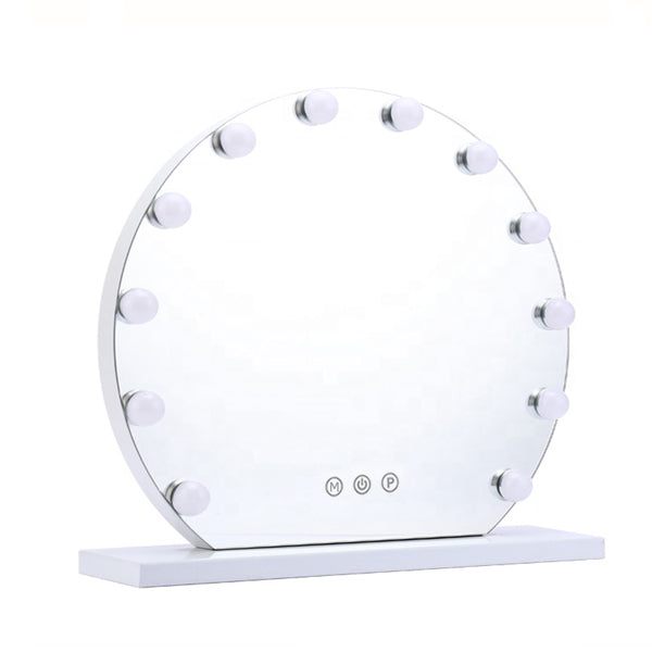 Livingandhome Hollywood lighted makeup mirror 50cm wide, UK version