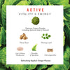 Grass & Co ACTIVE Super Greens Powder 120g, imported from the UK