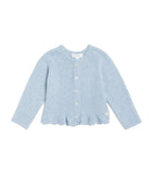 Tartine et Chocolat Cotton Frill-Detail cardigan 1-24 months (British brand)