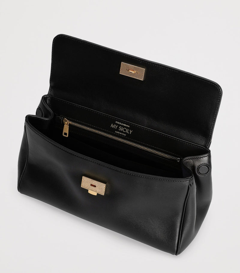 Dolce&Gabbana My Sicily handbag in calfskin, imported from the UK