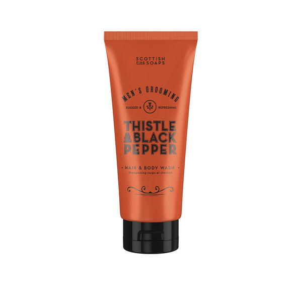 Scottish Fine Soaps Men's Hair & Body Wash Thistle 200ml (British brand)