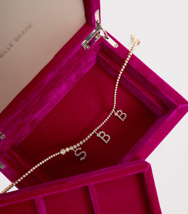 Sophie Bille Brahe Velvet Silk Tresor Grande jewellery box (British brand)