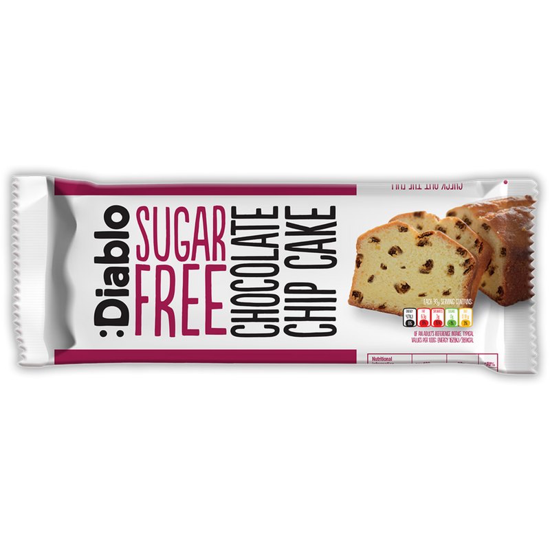 Diablo sugar free chocolate chip cake 200g, UK version