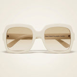Gucci GG0036SN übergroße quadratische Sonnenbrille mit braunen Verlaufsgläsern (Britische Marke)
