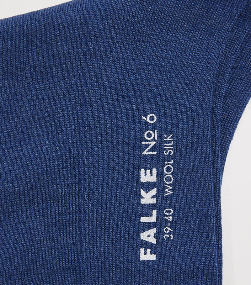 Falke No.6 wool-silk blend socks (British brand)