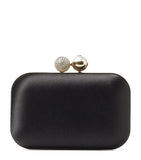 Jimmy Choo Cloud clutch bag with crystal dome clasp, imported from the UK