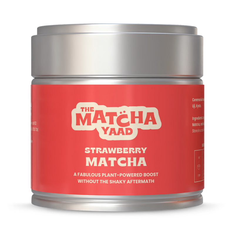 Matcha Yaad strawberry matcha 25g tin - British product
